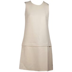 Cream Marc Jacobs Drop Waist Shift Dress 4