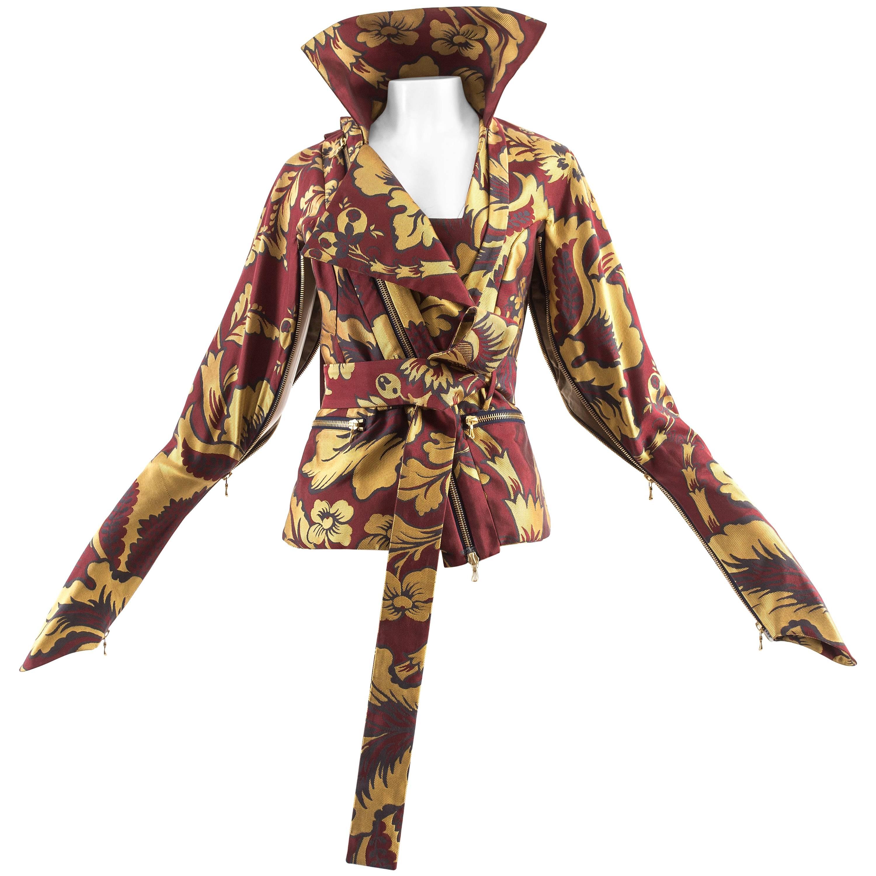 Vivienne Westwood Herbst-Winter 2002 Abendjacke aus Brokat  im Angebot