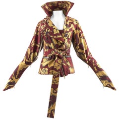 Vivienne Westwood Autumn-Winter 2002 brocade bondage evening jacket