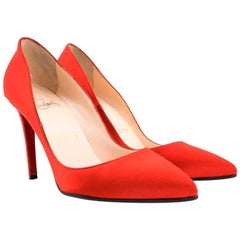Christian Louboutin Red Decolette Pumps 4