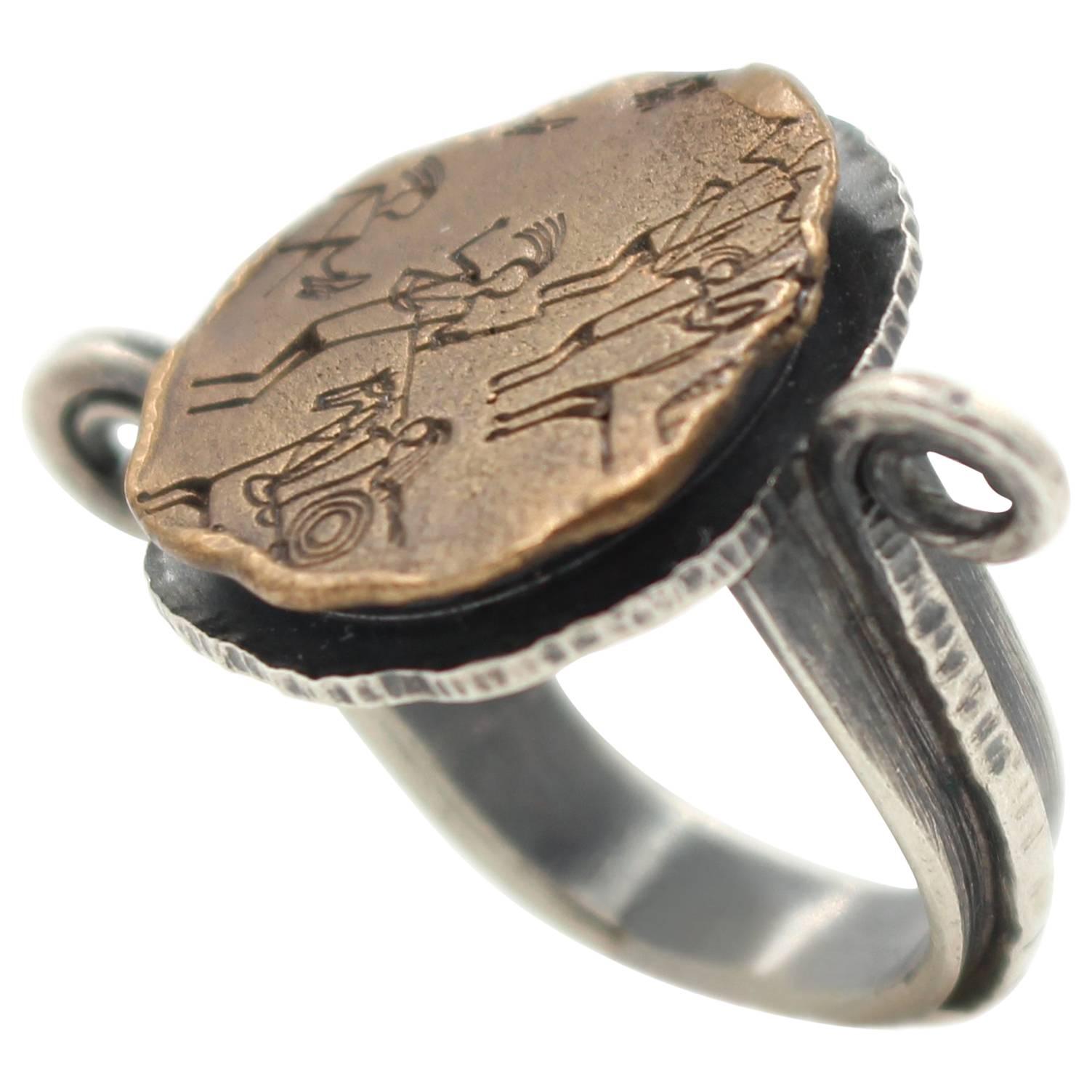 Petroglyph Ring For Sale