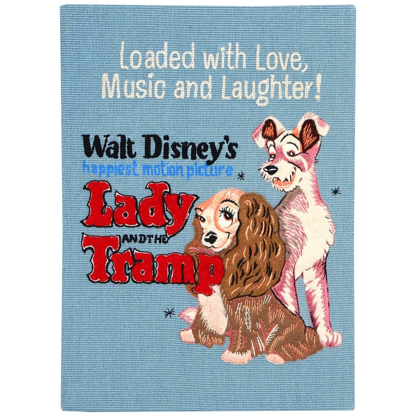 Olympia Le-Tan NEW Lady & The Tramp Embroidered Clutch
