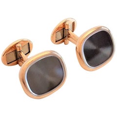 Patek Philippe Ellipse, Cufflinks made in 18k Rose Gold 10