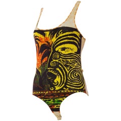 Jean Paul Gaultier Tribal Face Swimsuit