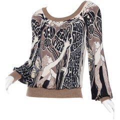 Jean Paul Gaultier Art Nouveau Slinky Sweater 8