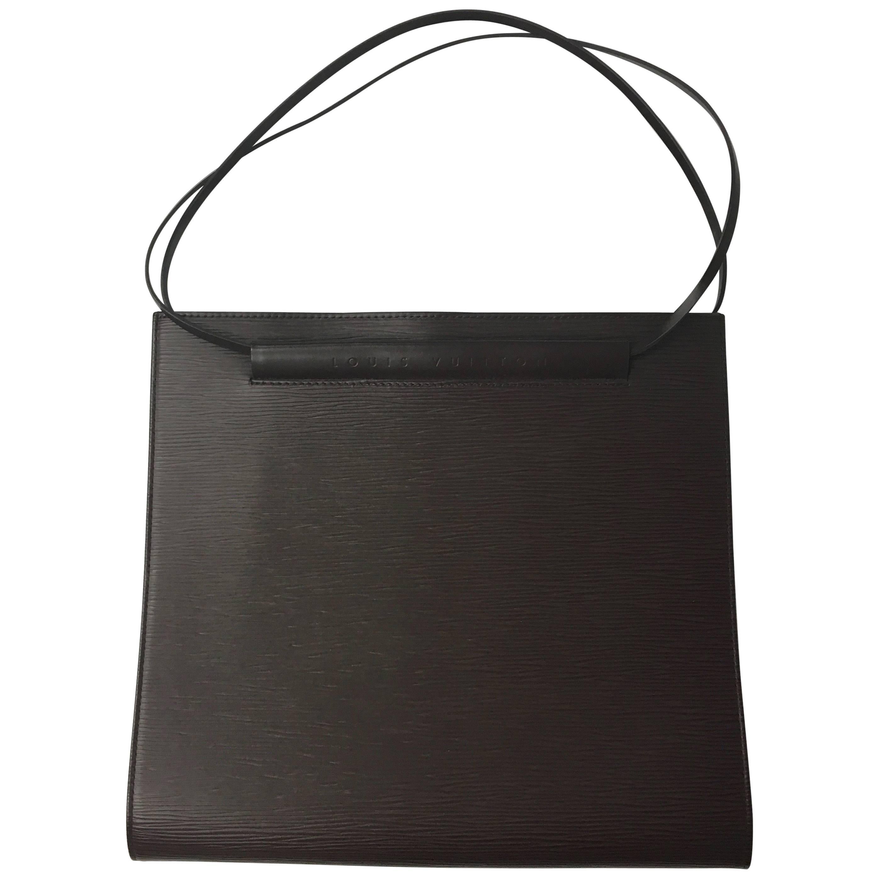 Louis Vuitton Saint Tropez Brown Epi Leather Shoulder Bag For Sale