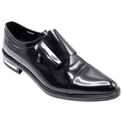Givenchy Mens Richelieu Metal Heel Black Leather Oxfords
