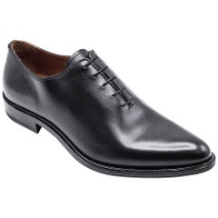 Givenchy Mens Black Polished Leather Derby Lace Shoes Oxfords 4