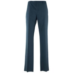 Givenchy Men's Classic 100% Wool Solid Black Trousers 4