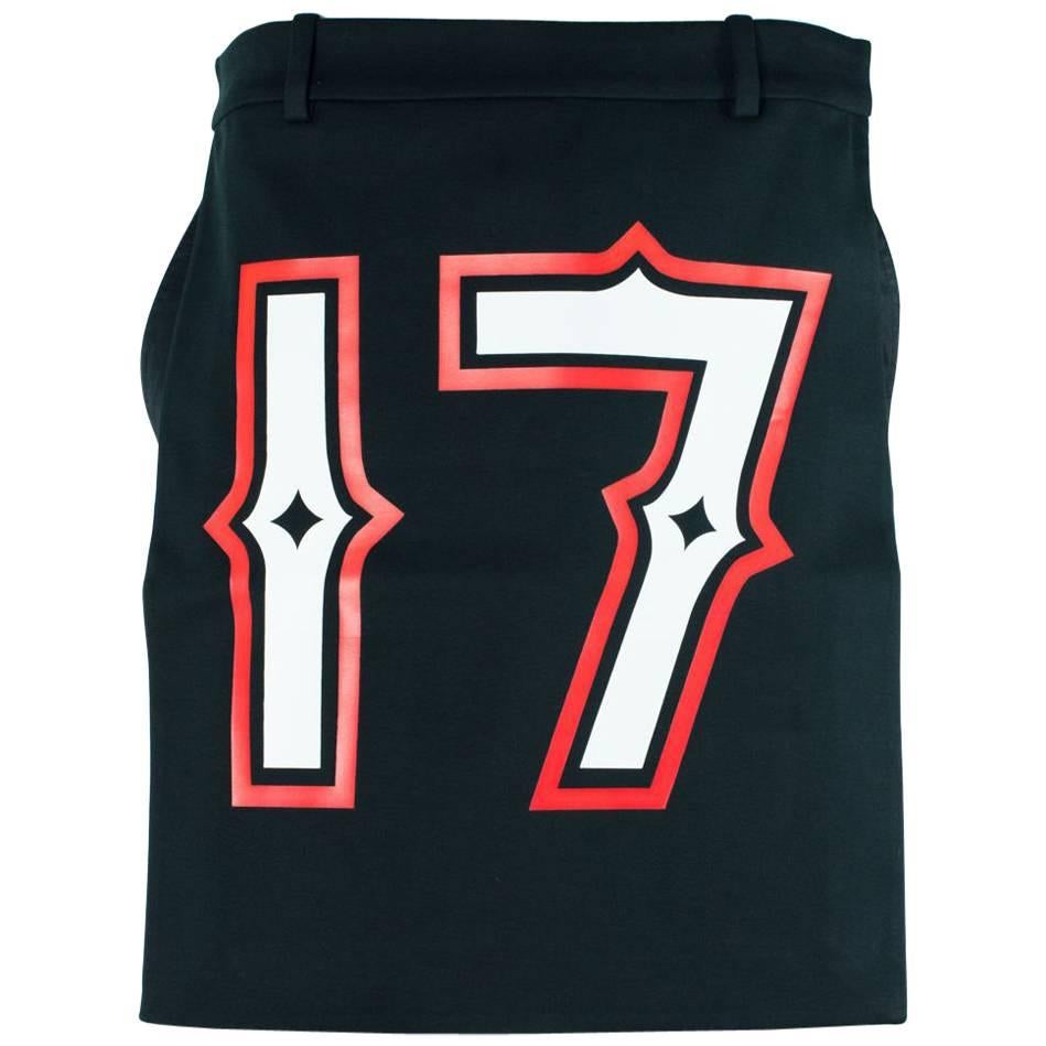 Givenchy Men's Black Cotton 17 Introductory Skirt For Sale