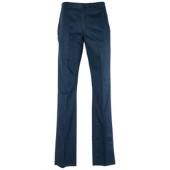 Givenchy Men's Navy W/ Red Accent Cotton Trousers
