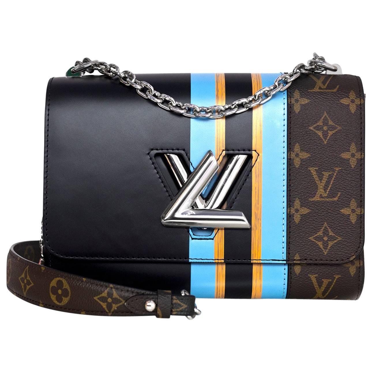 Louis Vuitton Limited Edition Monogram/Black Heroine Jackets Twist MM Bag