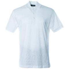 Givenchy Men's White 100% Cotton Pattern Polo Shirt