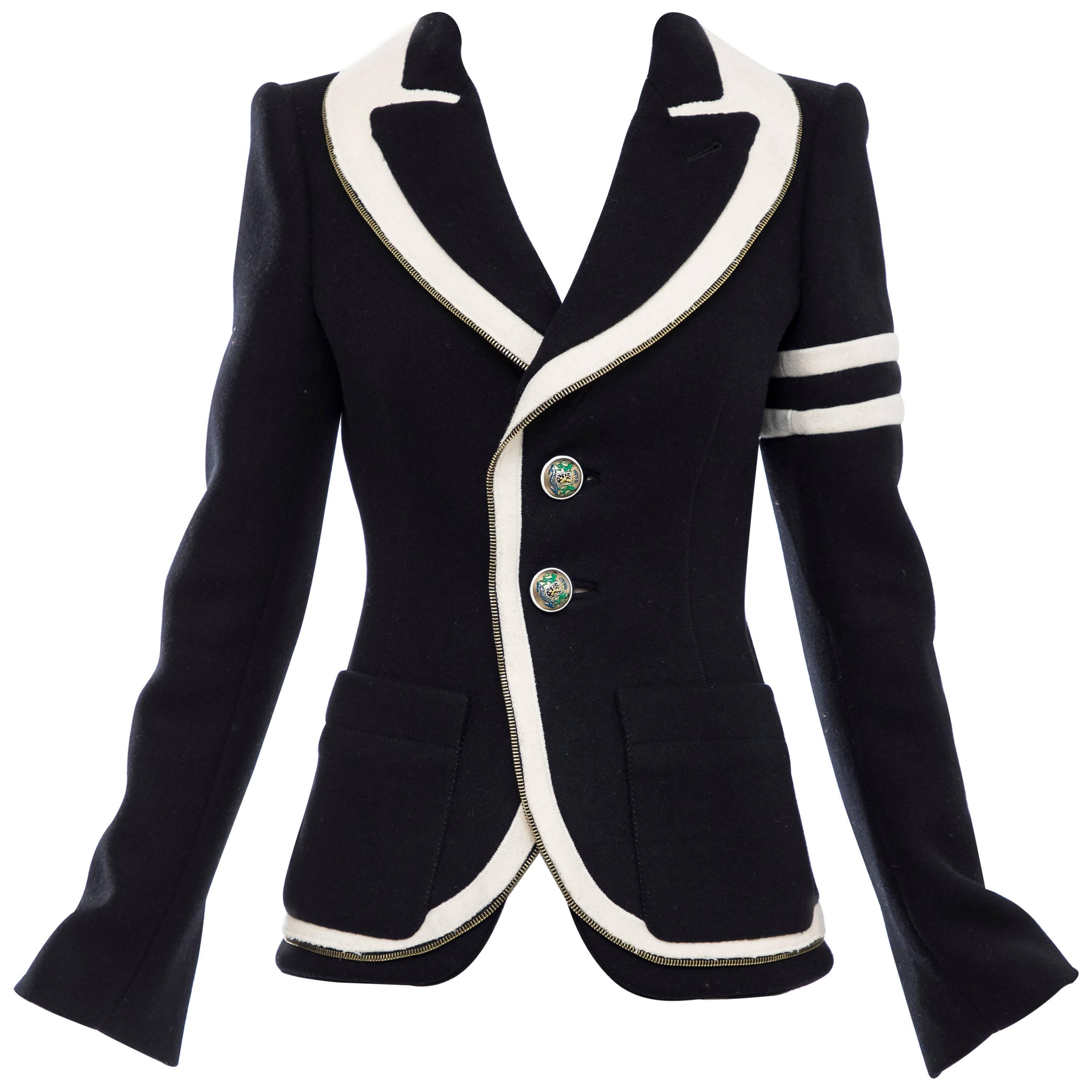 Balenciaga Fall 2007 Runway Ad Campaign Blazer Jacket black wool For Sale at 1stDibs balenciaga 2007 #57 Balenciaga Fall 2007 Runway Ad Campaign Blazer Jacket black wool For Sale at 1stDibs balenciaga 2007