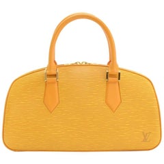 Louis Vuitton Jasmin Yellow Epi Leather Hand Bag