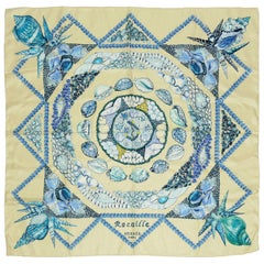 Hermes Silk Carre Scarf "Rocaille" by Valerie Dawlat-Dumoulin