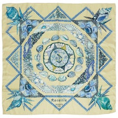 Hermes Silk Carre Scarf "Rocaille" by Valerie Dawlat-Dumoulin