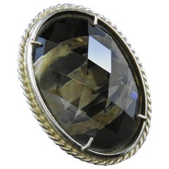 Faceted Murano glass fashion ring by Patrizia Daliana