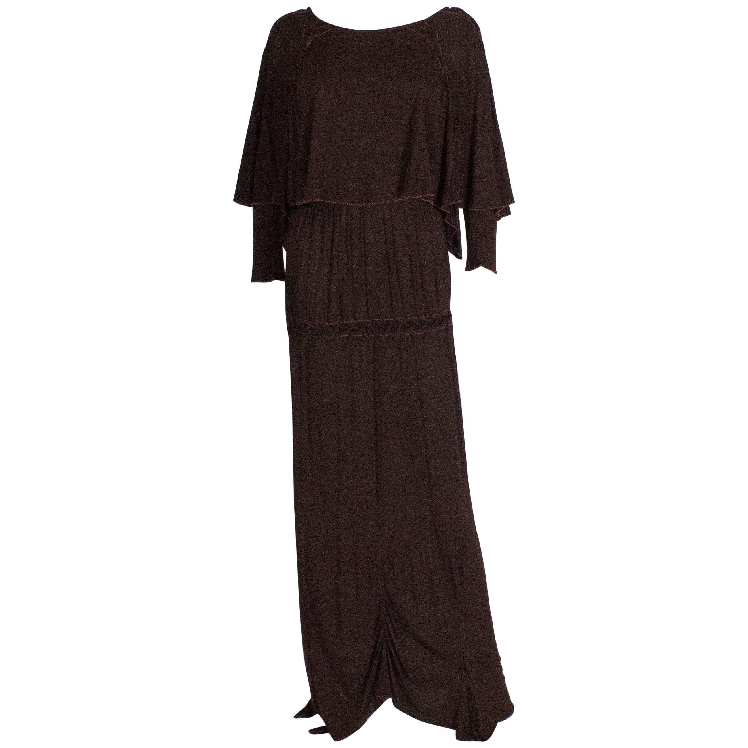 Bruce Oldfield Brown Gown For Sale at 1stDibs