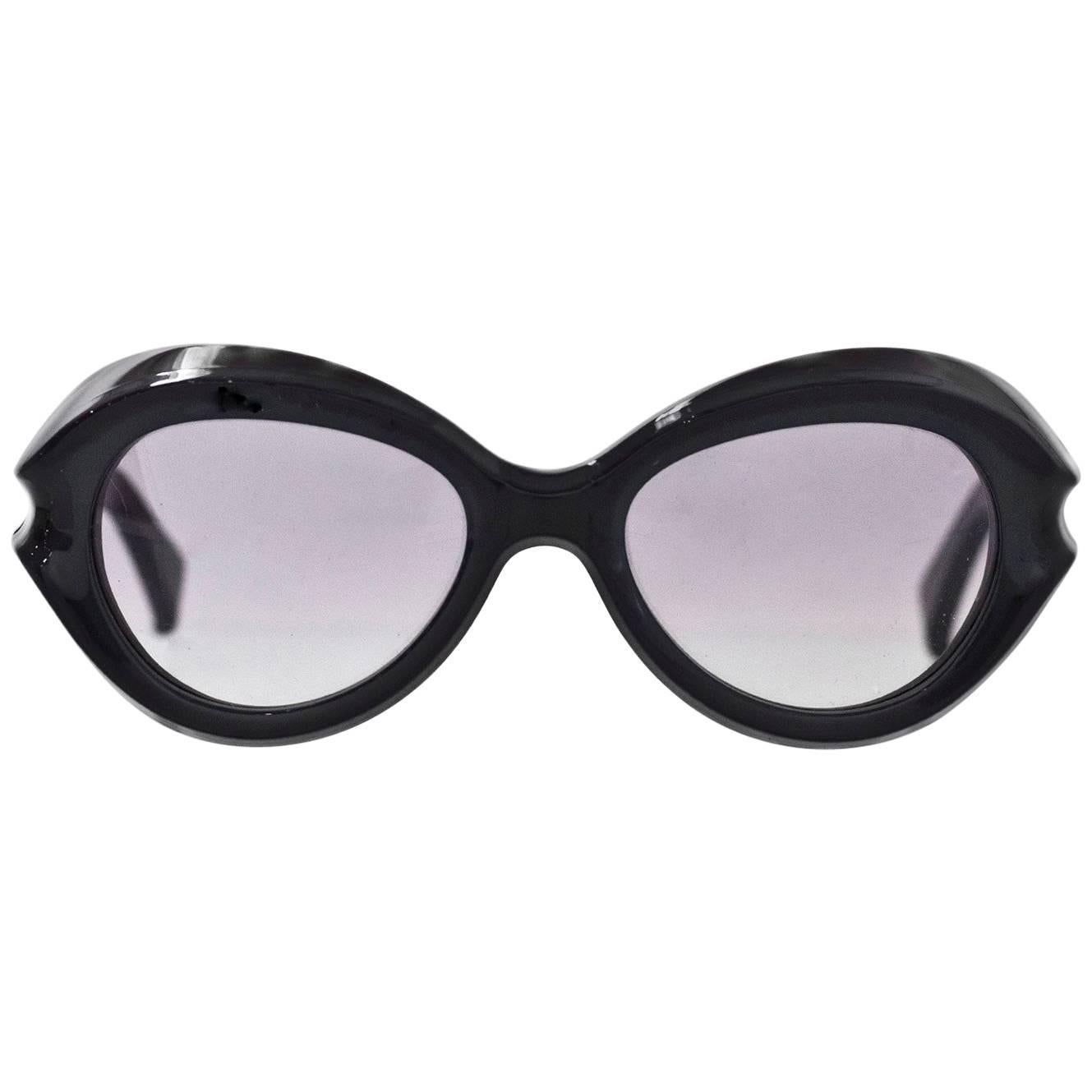 Marni Navy & Tortoise Sunglasses with Case