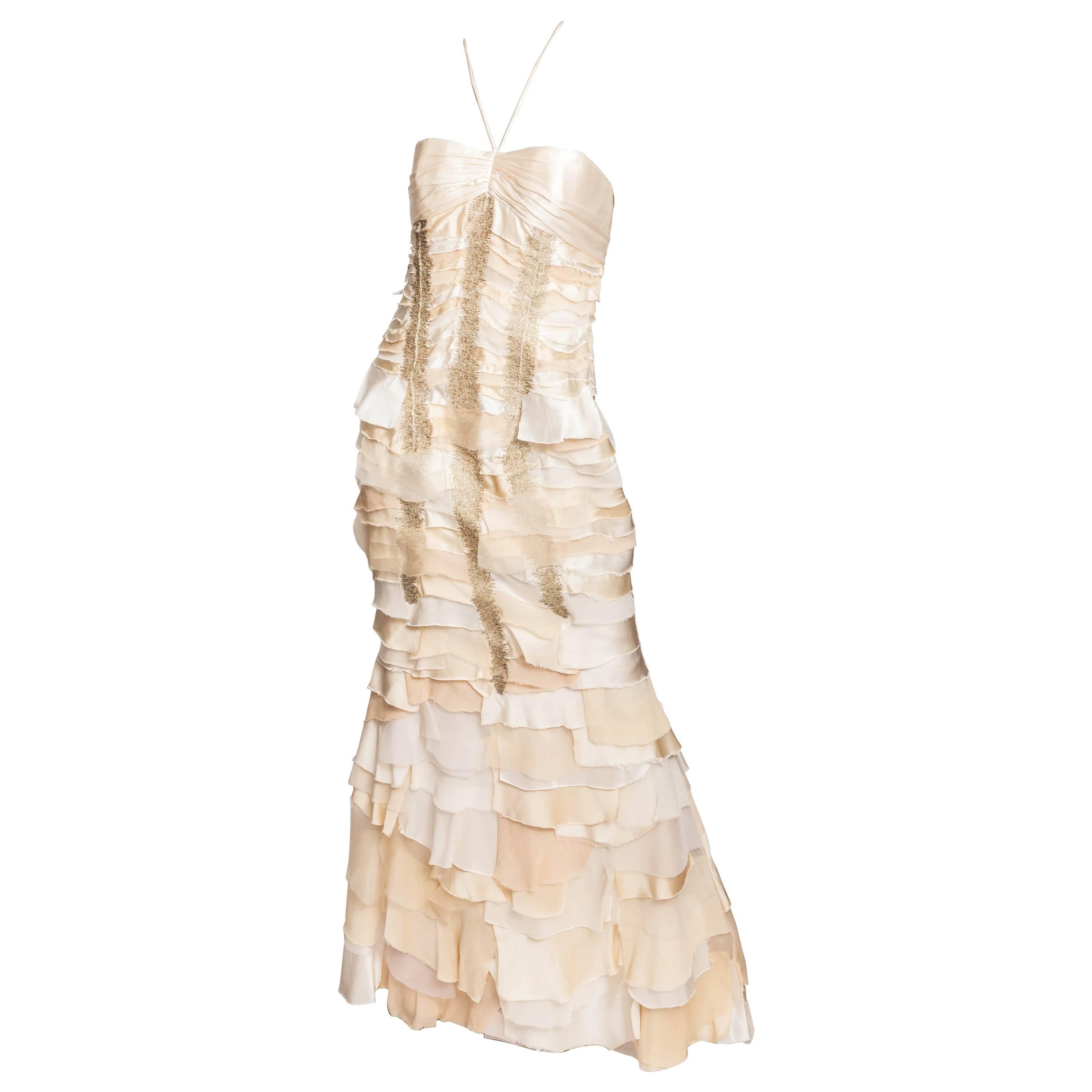 Carolina Herrera Silk Evening Gown - 10