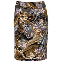 Multicolor Dolce & Gabbana Printed Pencil Skirt
