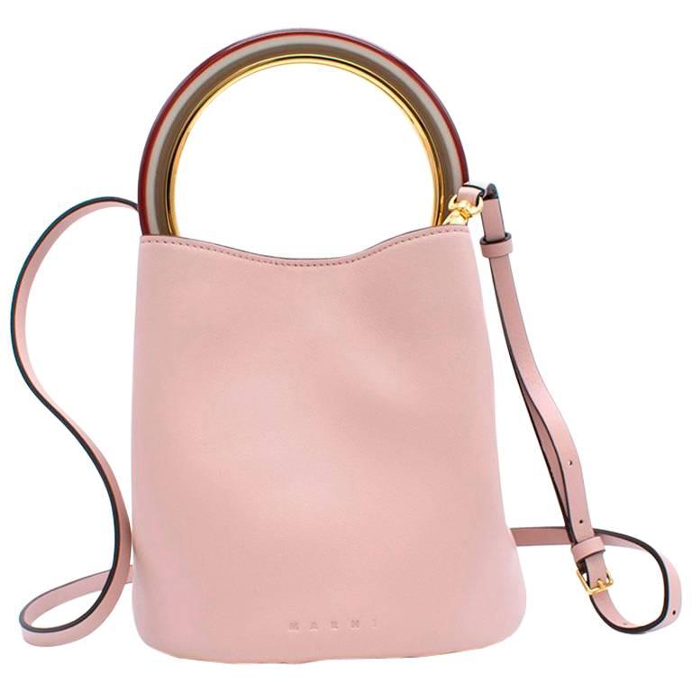 Marni Pink Pannier Bucket Bag