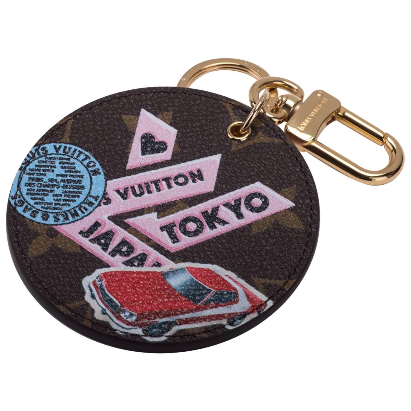 Louis Vuitton Limited Edition Tokyo Monogram Bag Charm For Sale
