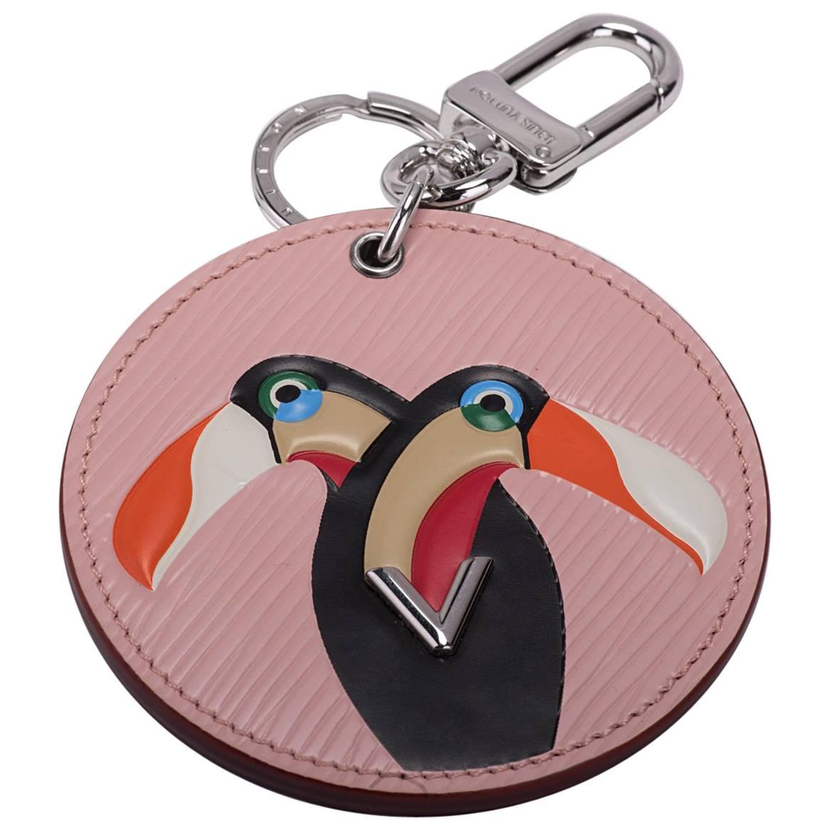 Vuitton Limited Edition Pink Toucan Bag Charm