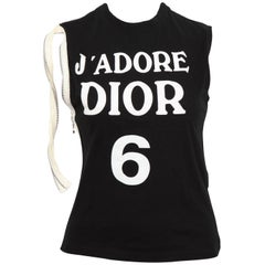 John Galliano for Christian Dior "J'ADORE DIOR" Tank Top T-Shirt