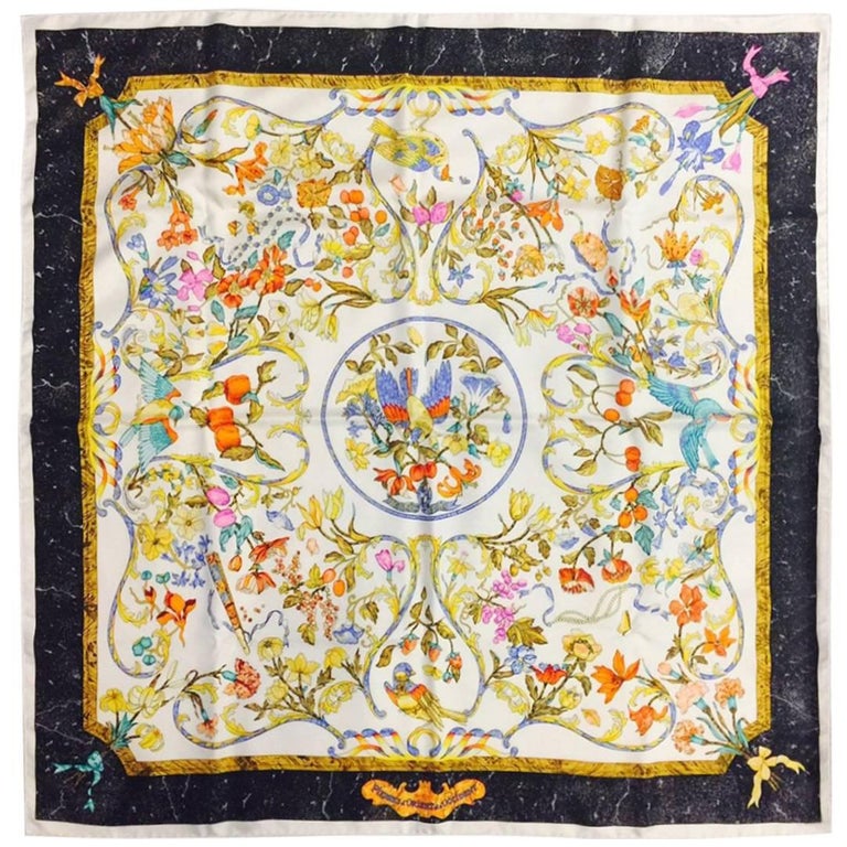 Historic Hermès Scarf Pierres d'Orient d'Occidant Created by Zoe ...