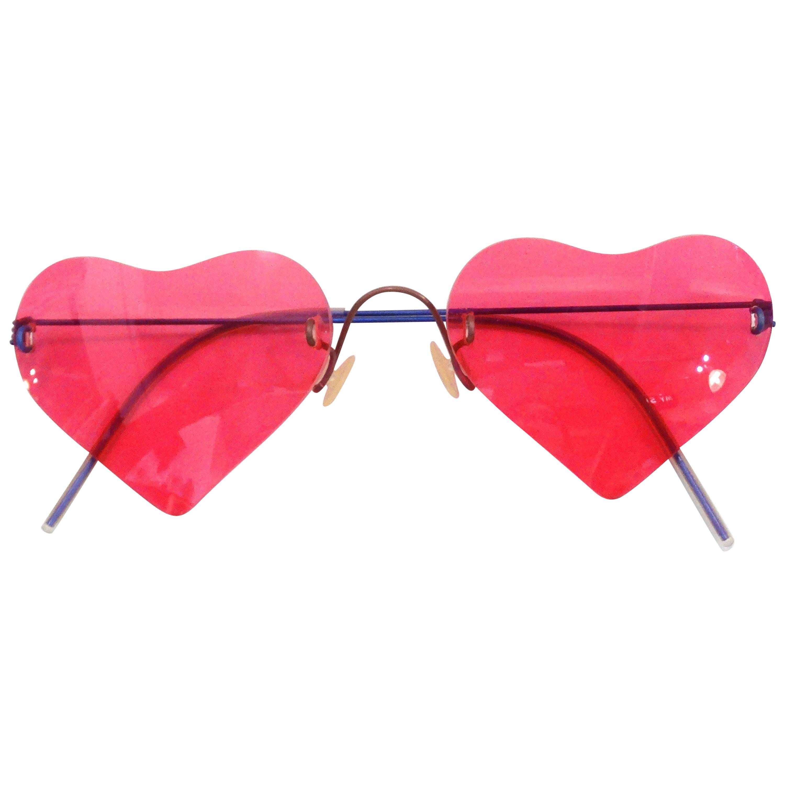 Lindberg Eyewear Lolita Heart Shaped Sunglasses