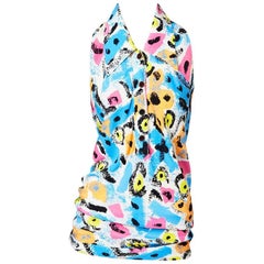 Lagerfeld Abstract Pattern Wrap Top 6