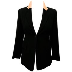 Vintage Hermes Blazer mit Samtkragen 