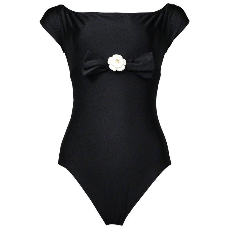 Vintage Chanel Swimwear - 10 For Sale on 1stDibs  chanel swimsuit, chanel  inspired bathing suit, chanel bathing suit