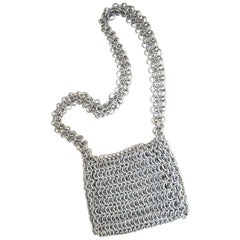 1960's Mod Chain Maille Shoulder Bag - Custom Made