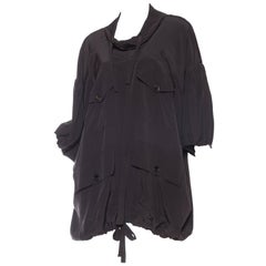 Balenciaga oversized Silk Bomber Blouse