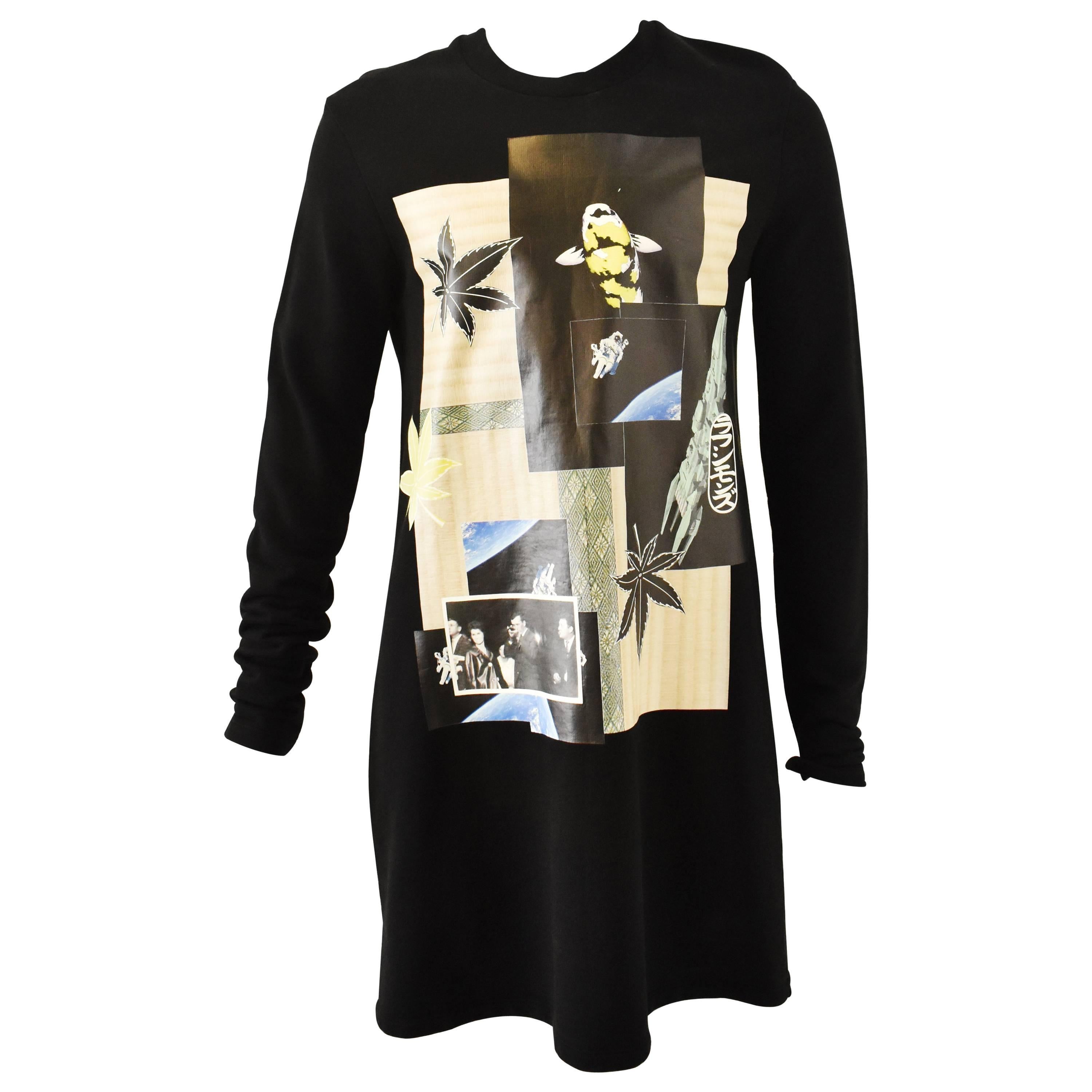 Raf Simons Oversized Sweater with Photo Prints 