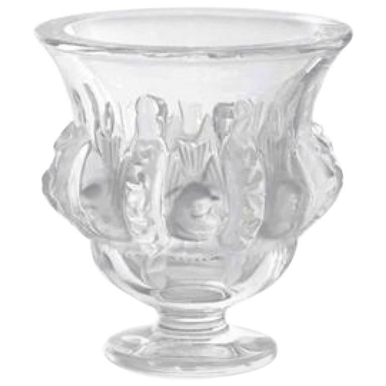 FAN-TAS-TIC and Classique Lalique Dampierre Vase Size height 12.2 cm / LIKE NEW 