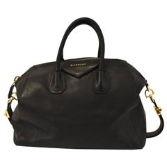 Givenchy Antigona Black Leather Handbag