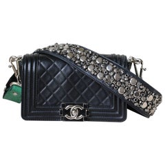 Chanel Metiers D'Art Quilted Bombay Jewel Encrusted Strap Boy Bag 9
