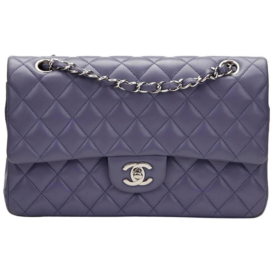 2011 Chanel Lavender Quilted Lambskin Medium Classic Double Flap Bag