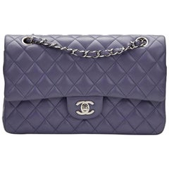 Chanel Classic Double Flap Bag Quilted Lambskin Medium at 1stDibs