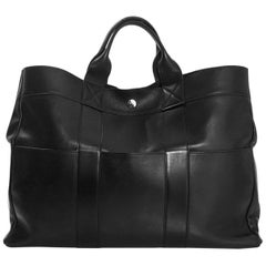 Hermes Black Swift Leather Fourre-Tout MM Tote Bag rt. $4, 000