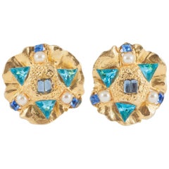 Stunning earrings by Carolyn Paris, 1980s