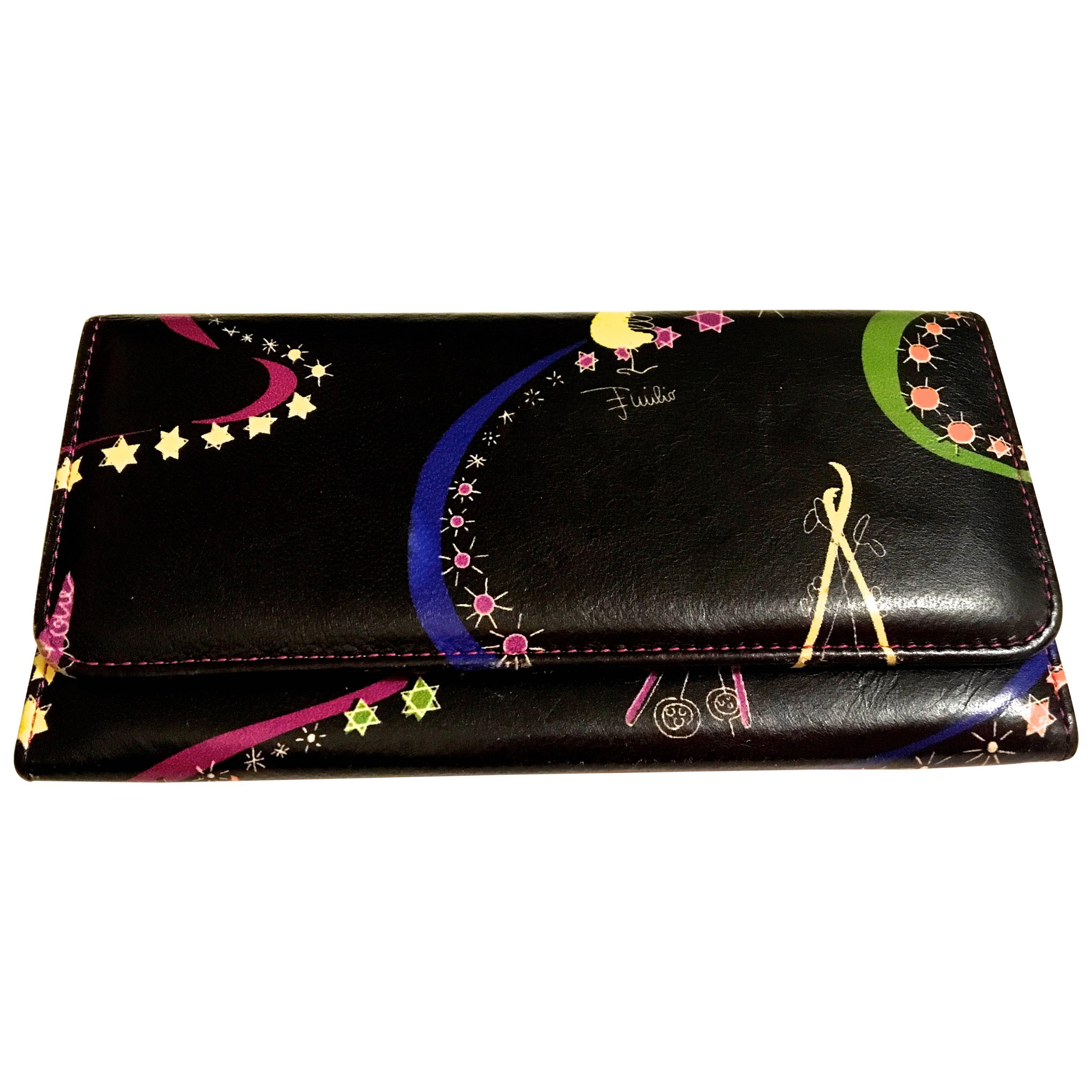 Rare Emilio Pucci Leather Wallet  For Sale