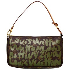 Stephen Sprouse Pochette-Graffiti-Tasche von Louis Vuitton mit Monogramm