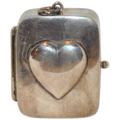 Sterling Silver "Heart" Self-Wind Musical Pendant