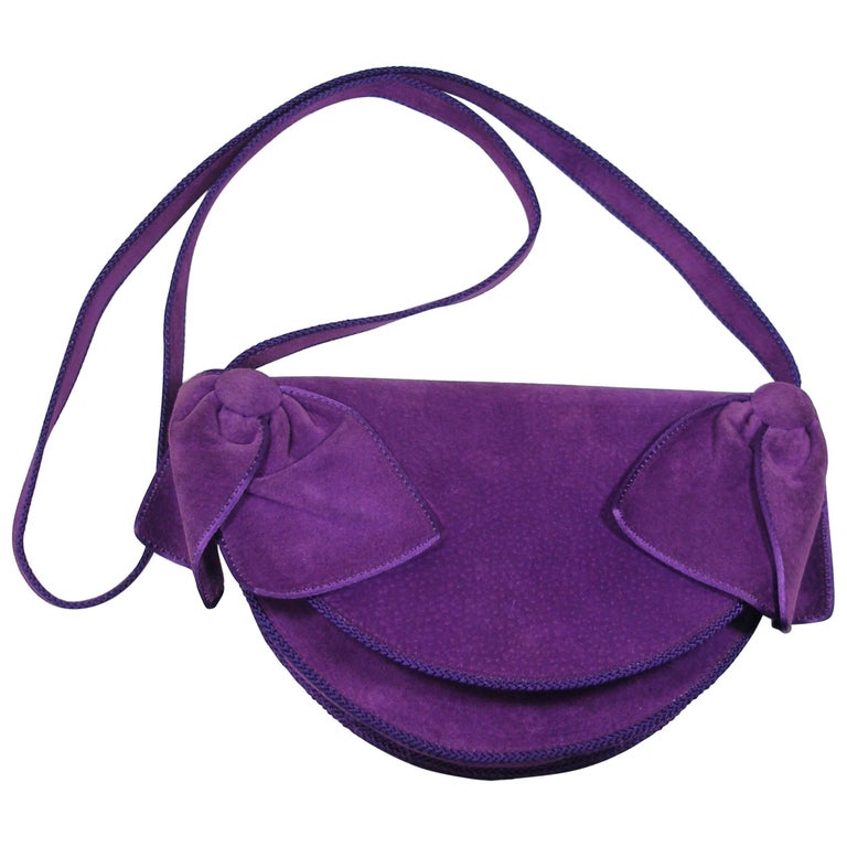 Vintage Christian Dior Velvet and passementerie Evening Bag / NICE