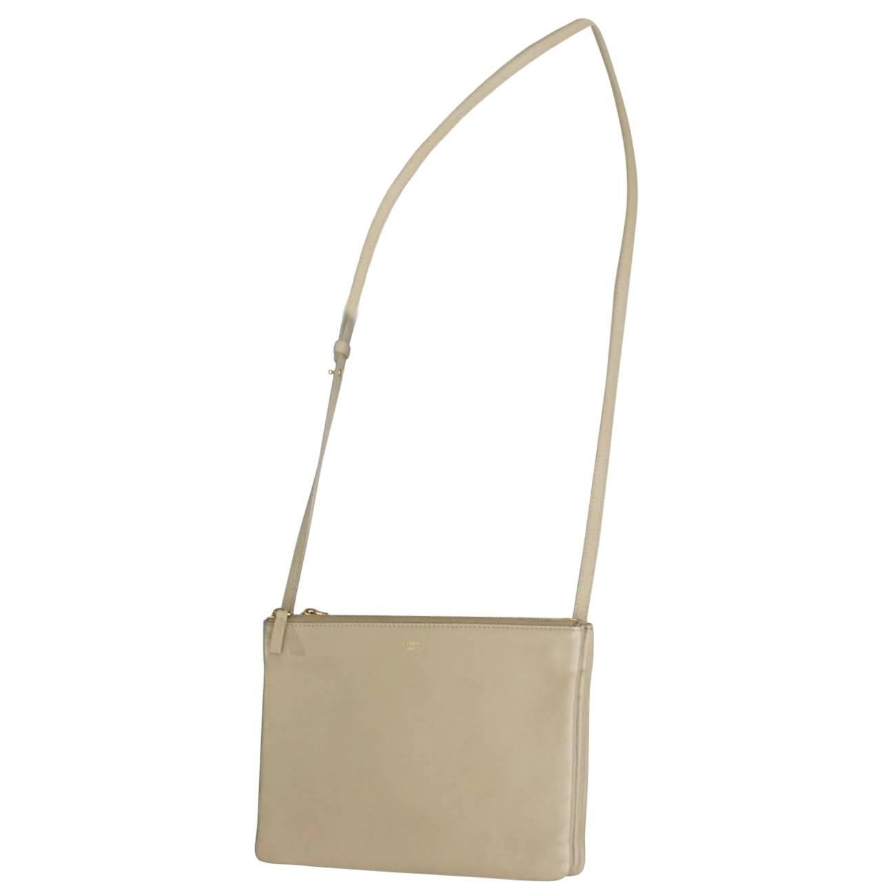 Celine Bag Trio Crossbody / Shoulder Trio Sand Beige